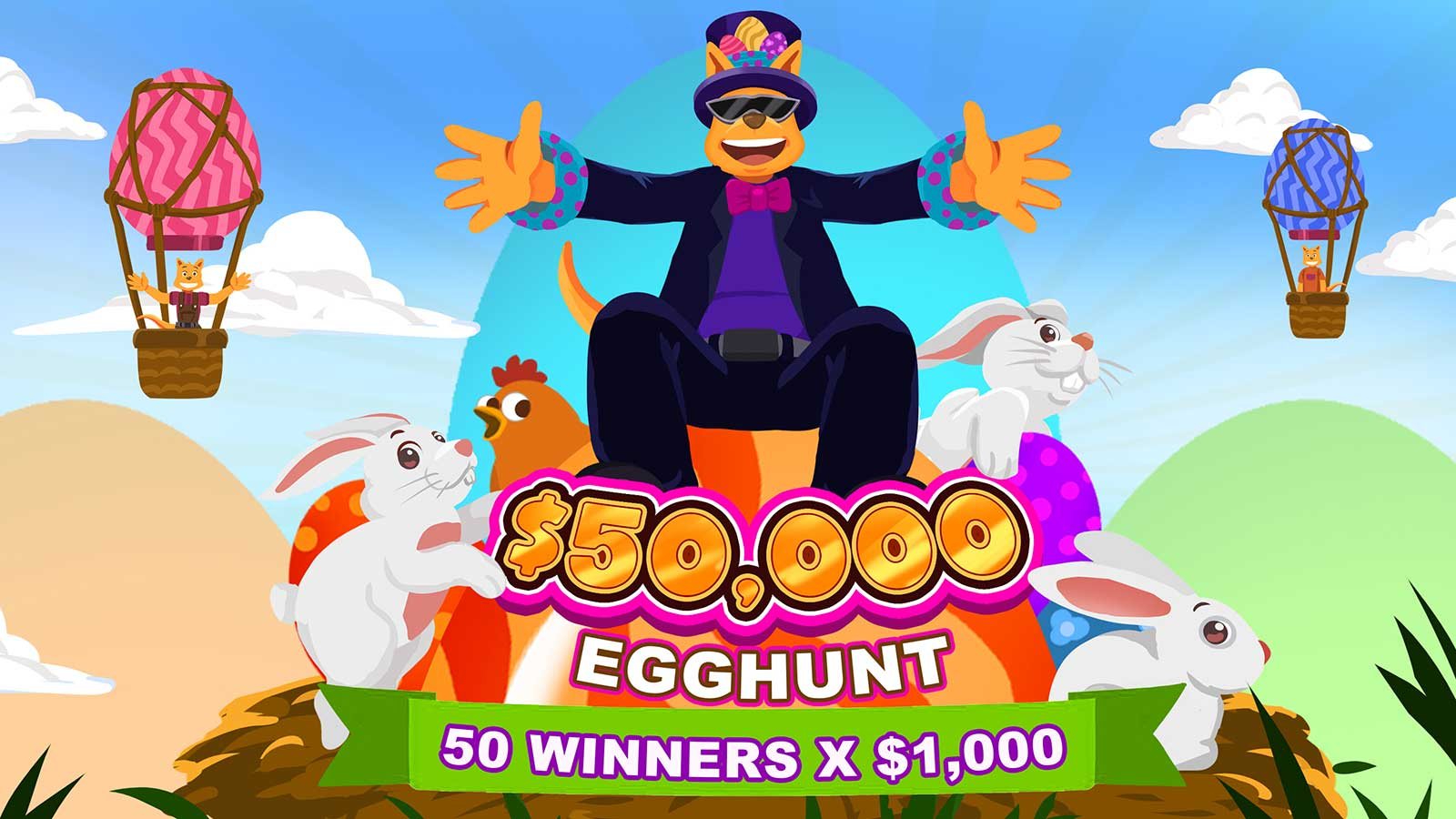 Easter Roo's on the loose with $50,000