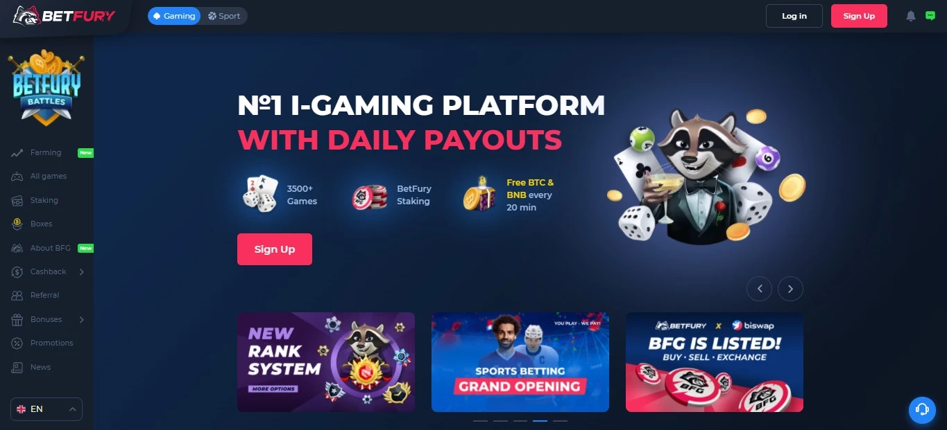 betfury casino